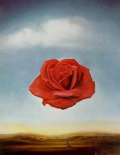 Salvador Dalí, Meditative Rose, 1958