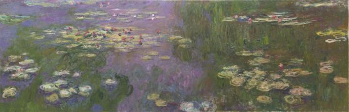 Water Lilies (Nymphéas) (between c. 1915 and 1926). Oil on canvas. 