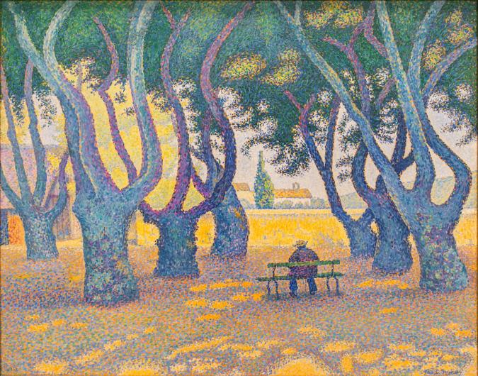 Place des Lices, St. Tropez (1893). Oil on canvas, 65.4 x 81.9 cm (25.7 x 32.2 in).