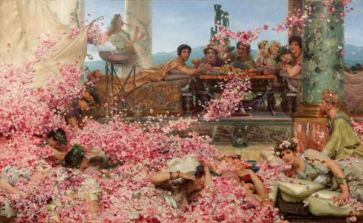 Alma-Tadema, The Roses of Heliogabalus, 1888. Oil on canvas. 