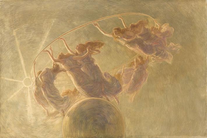 Gaetano Previati, The Dance of the Hours, 1899.