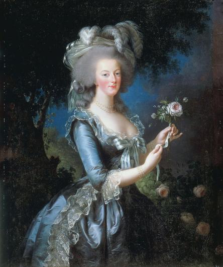 Élisabeth Louise Vigée Le Brun, Marie Antoinette with a Rose , 1783 
