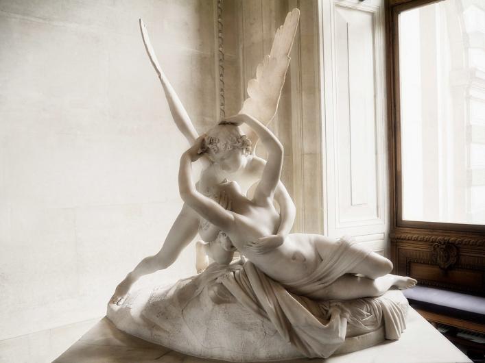 Antonio Canova, Psyche Revived by Cupid's Kiss, 1787.