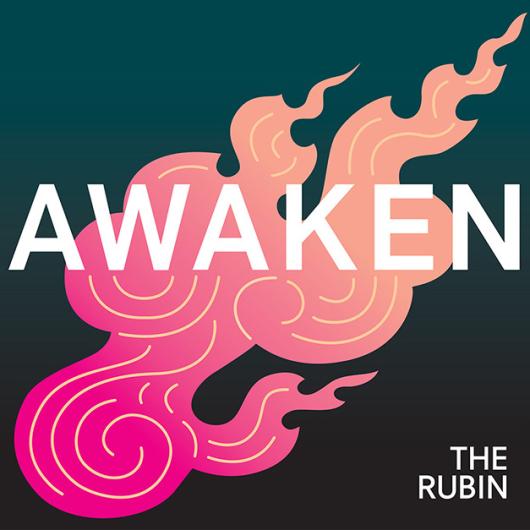 podcast art Awaken was created by the Rubin Museum of Art
