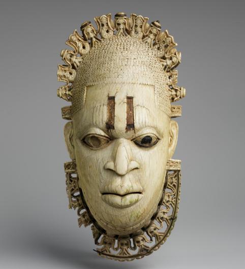 benin ivory mask portrait