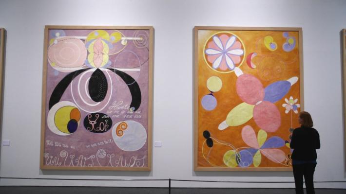 A scene from Beyond the Visible-Hilma AF Klint, a film by Halina Dryschka.