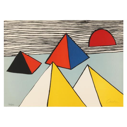 Alexander Calder (American, 1898-1976), One Plate, Mémoire Eléméntaire