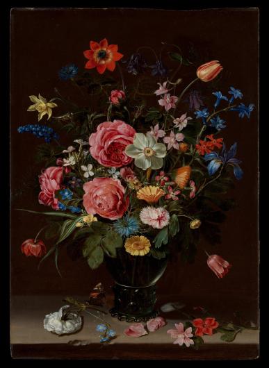 Image Caption: Clara Peeters, A Bouquet of Flowers, ca. 1612. The Metropolitan Museum of Art, New York.