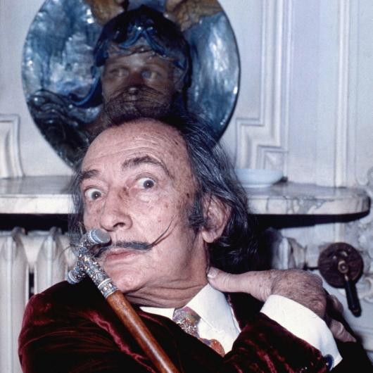 Portrait of Salvador Dalí by Allan Warren, 1972