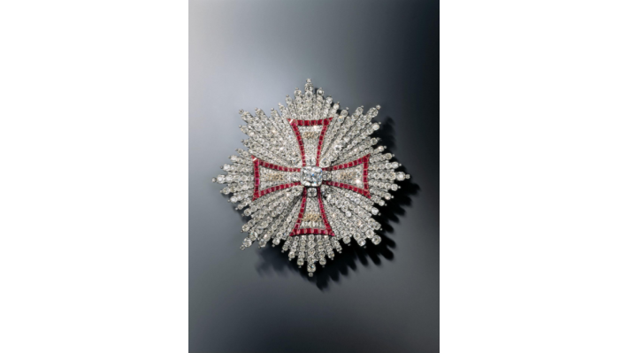 Breast Star of the Polish White Eagle Order, Geneva / Vienna, between 1746 and 1749.