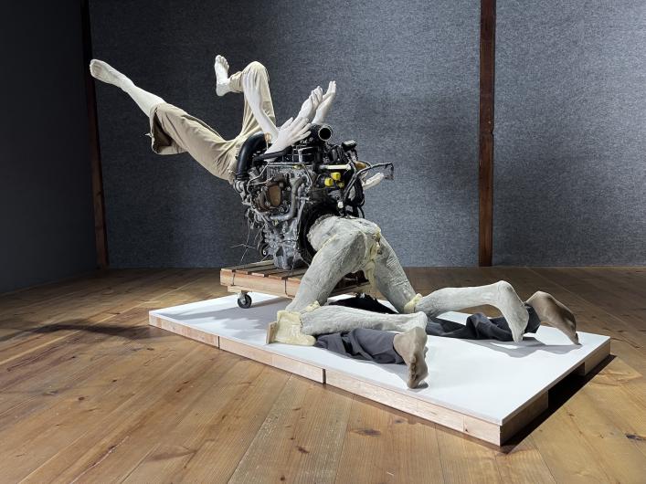 Backside works. アートフェア東京 MA-I 青/黄 2種 MOGOL KHIGTH VS DRAGON」 香川県高松市 TOYTOYTOYさんにて 5月3