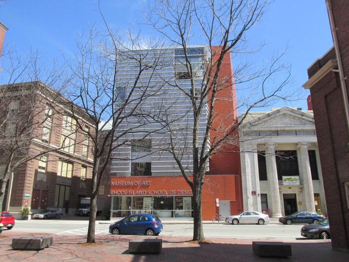 Exterior view Museum of Art, RISD, Providence Rhode Island