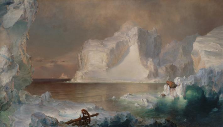 Frederic Edwin Church, The Icebergs, 1861, oil on canvas, Dallas Museum of Art, gift of Norma and Lamar Hunt, 1979.28.