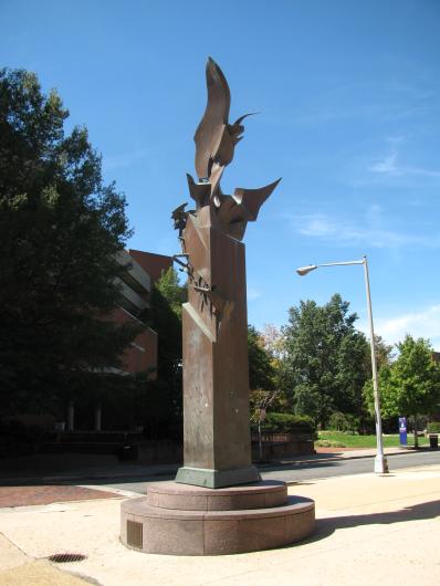 Freedmen's Column, 1989 Bronze, 25'h x 8'w x 9'd Gift of John S. DeBrew, Jr. of the Mildred Andrews Fund, 1989.