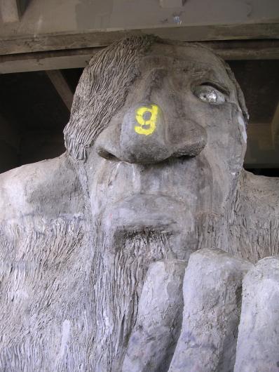 The Fremont Troll in Seattle Washington