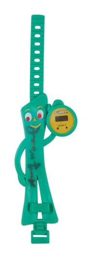 Gumby Quartz LCD watch signed by Andy Warhol