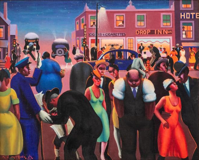 © Estate of Archibald John Motley Jr. All reserved rights 2023/ Bridgeman Images. Image courtesy Hampton University