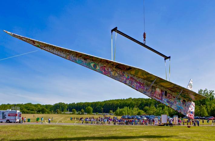 Project Soar at the Fitchburg Municipal Airport, Courtesy the Revolving Museum