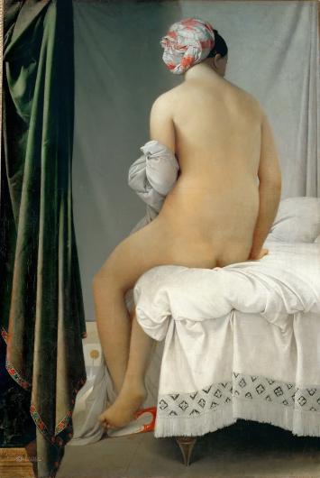 Jean Auguste Dominique Ingres, The Valpinçon Bather​​​​​​​, 1808.