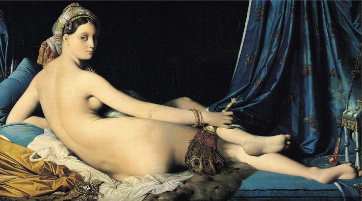 Jean Dominique Ingres, La Grande Odalisque, 1814.