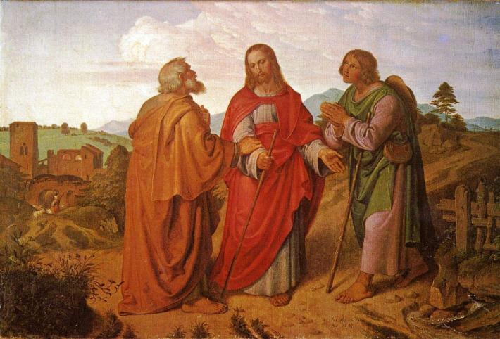 Joseph von Führich, Der Gang nach Emmaus (The Walk to Emmaus), 1837. Oil on canvas. Germany, Kunsthalle Bremen.