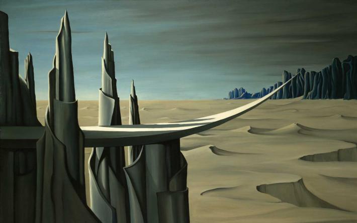 Kay Sage, Danger, Construction Ahead.