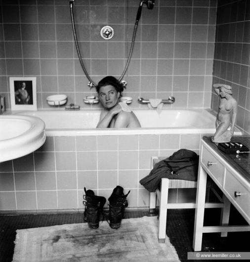 © COURTESY LEE MILLER ARCHIVES David E. Scherman, Lee Miller in Hitler’s bathtub.
