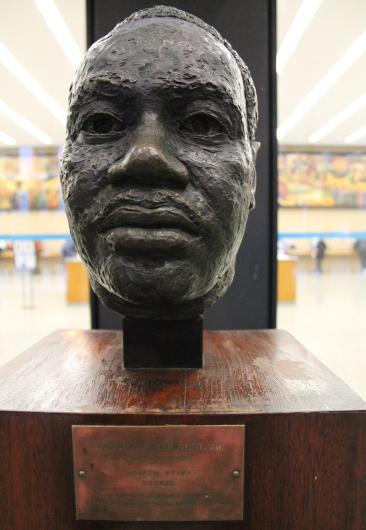 Martin Luther King Jr. Bronze Bust, Photo by Elvert Barnes. National Portrait Gallery.