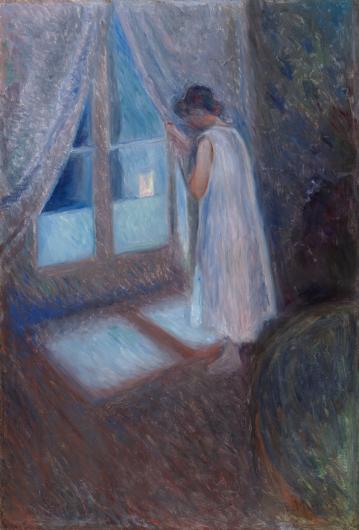 Edvard Munch, The Girl by the Window, 1893. Oil on canvas, 96.5 × 65.4 cm (38 × 25 3/4 in.).