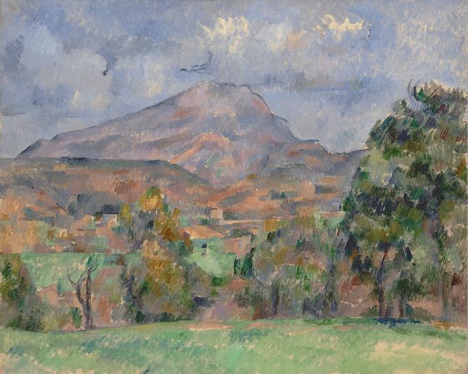 Paul Cézanne, La montagne Sainte-Victoire, 1888-90. Oil on canvas. 25 5/8 x 31 7/8 inches (65.1 x 81 cm). Estimate on request. Christie’s. Courtesy of the Paul G. Allen Estate.