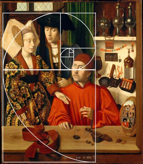 The Golden Ratio Revealed in 7 Masterpieces Art Object