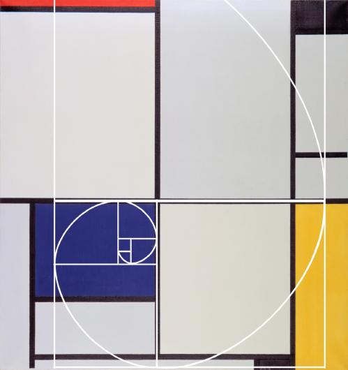 Piet Mondrian, Tableau 1, 1921.