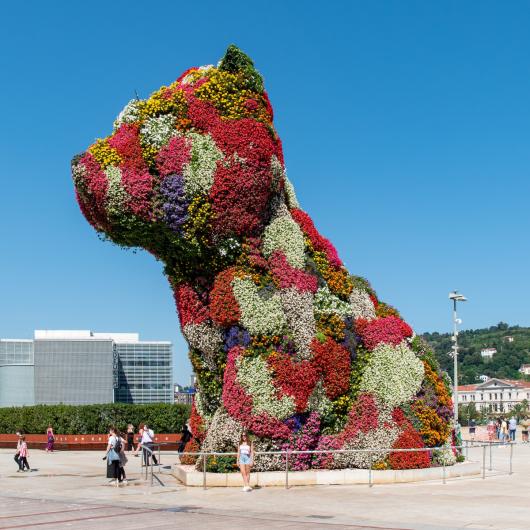Jeff Koons, Puppy. Bilbao Spain.