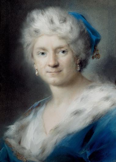 Rosalba Carriera, Self-portrait as Winter, 1730-31.