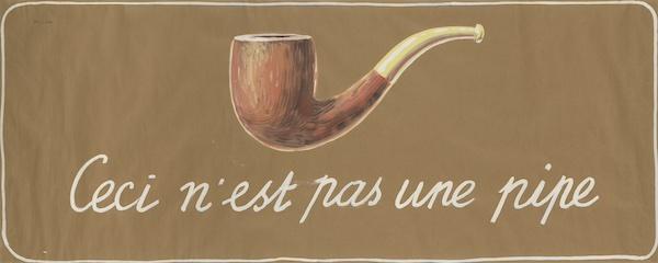 René Magritte, Ceci n'est pas une pipe (1952)