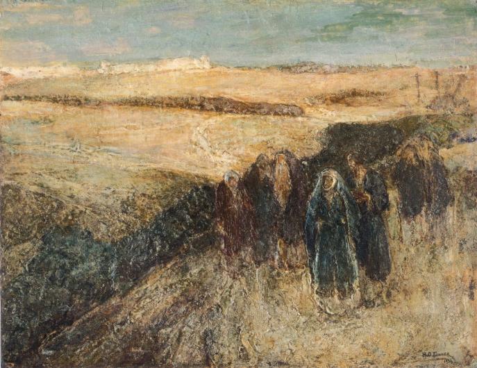 Return from the Crucifixion, by Henry Ossawa Tanner, 1936. In the collections at Howard University Gallery of Art, Washington, D. C. License