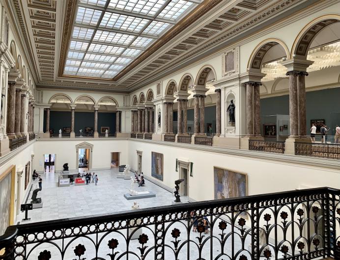 Main hall of the Royal Museums of Fine Arts of Belgium, 2019