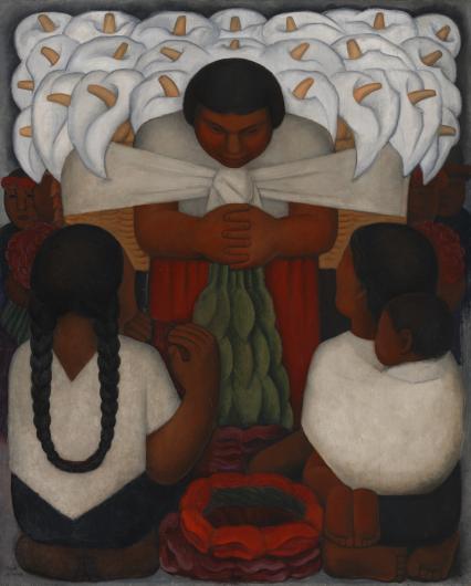 Diego Rivera, Flower Day (Día de Flores), 1925