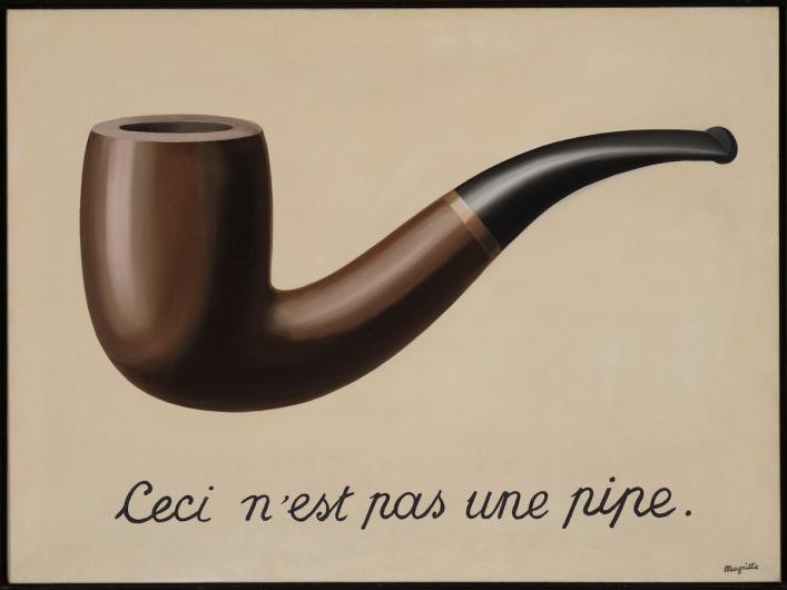 René Magritte, The Treachery of Images, 1929