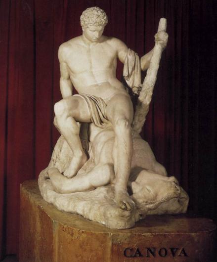 Theseus and the Minotaur (1781-1782) by Antonio Canova. Wikimedia Commons 
