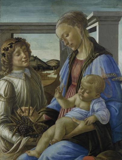 Virgin and Child with an Angel, Botticelli