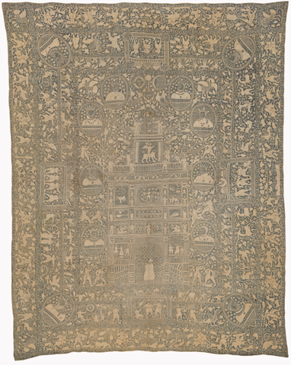 Wall Hanging: Triumphal Arch, Indian, Bengal