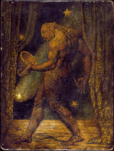 William Black painting of a demon