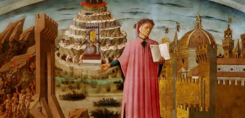 Dante and His Poem by Domenico di Michelino
