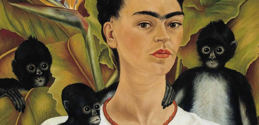 Frida Kahlo, Self-Portrait with Monkeys, 1943.