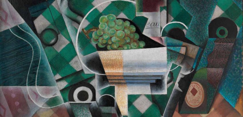 Juan Gris, Nature morte à la nappe à carreaux (Still Life with Checkered Tablecloth), 1915
