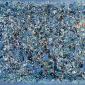 Acapulco Lilies, 2025, acrylic & mixed media on canvas, 63 x 93in.