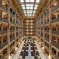Interior of the George Peabody Library in Baltimore