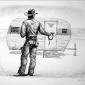 Delmas Howe, Skoal, lithograph, image 17” x 21”, circa 1995.